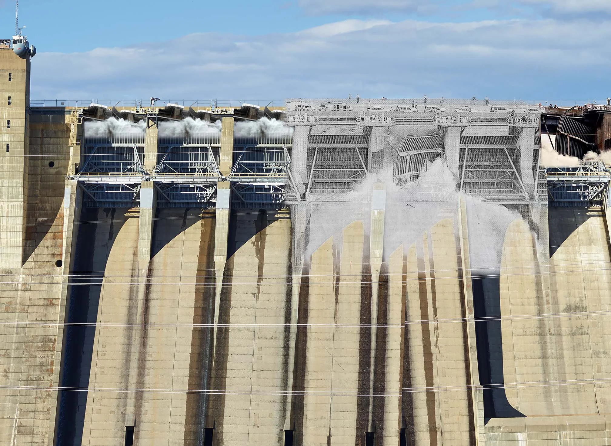 Folsom Dam detail