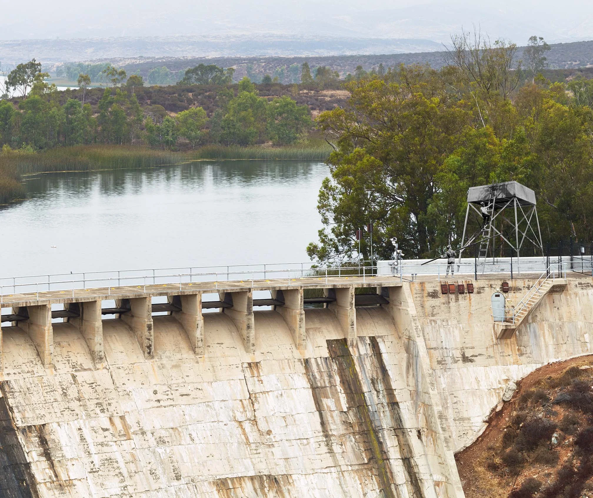 Lower Otay Dam detail