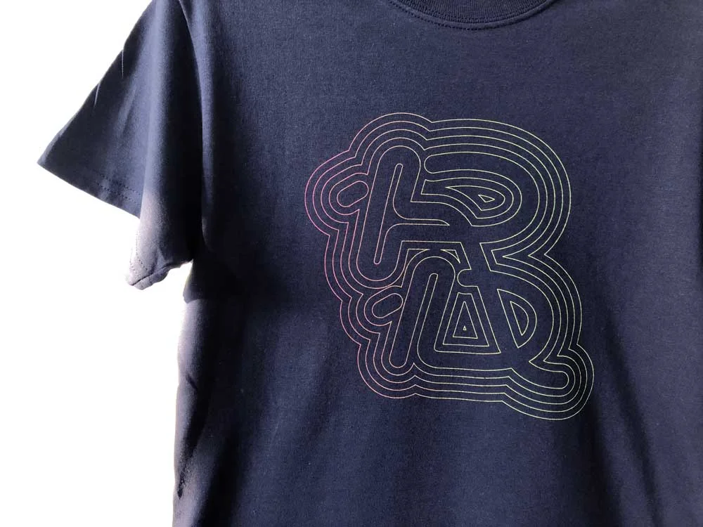 RD Gradient Logo Tee (navy)