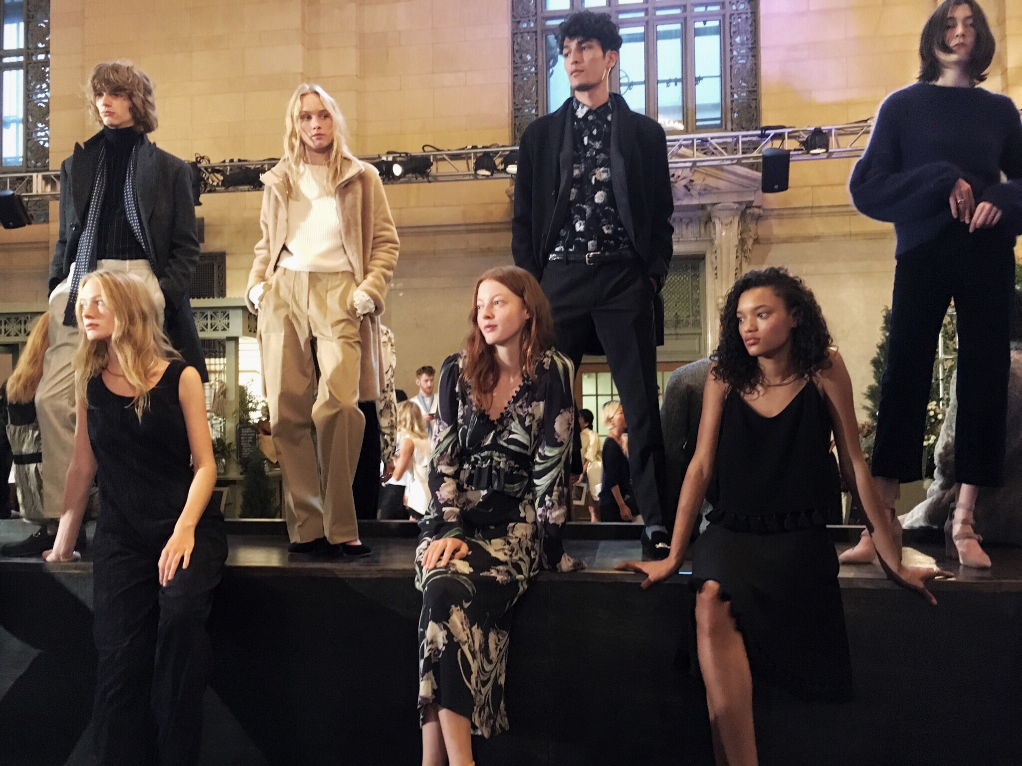 Models from the Tom Ford presentation.