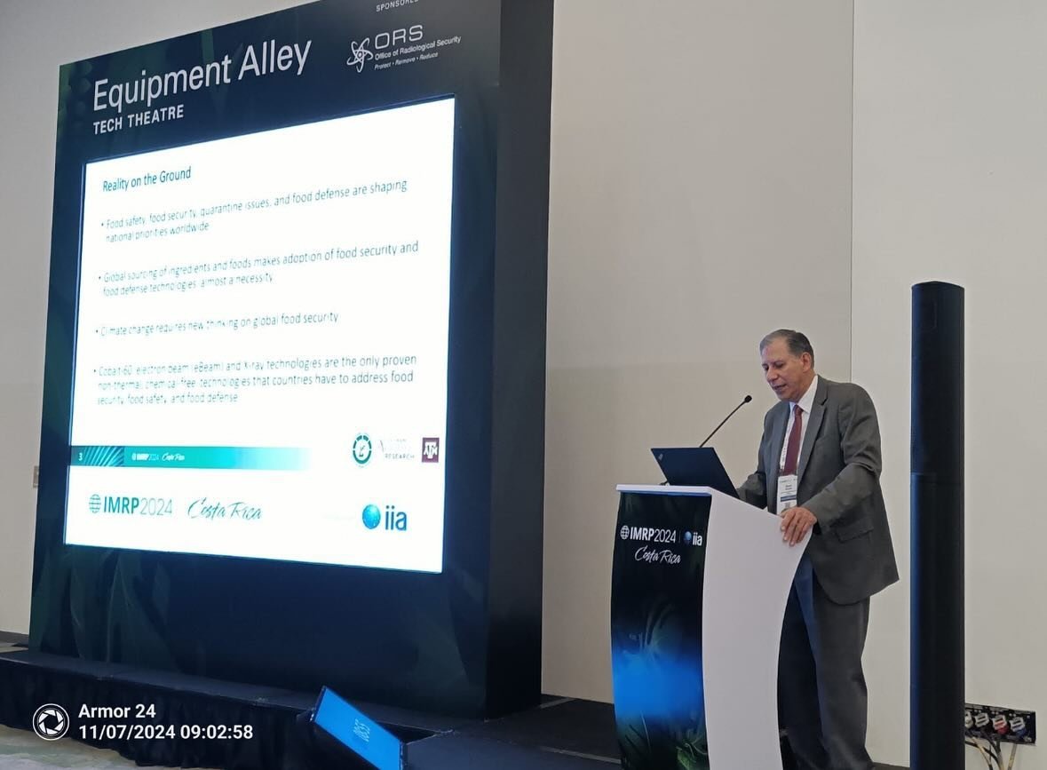 We&rsquo;re proud of Dr. Oscar Acuna, our Lead for International Programs and Outreach, for representing the National Center for Electron Beam Research at&nbsp;#IMRP2024! His work on feasibility studies is paving the way for global adoption of eBeam 