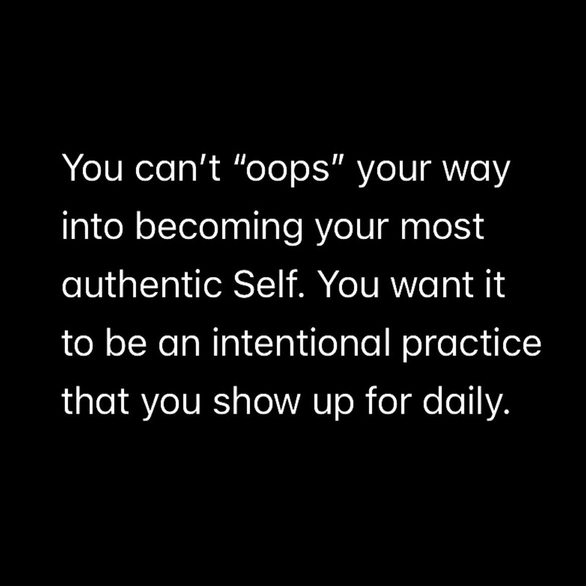 Being authentically you is only rewarded AFTER you provide something of value to the world.

Until then, you&rsquo;ll be labelled &ldquo;crazy,&rdquo; &ldquo;unrealistic,&rdquo; &ldquo;weirdo,&rdquo; etc.

But the internal payoff of being more fulfil