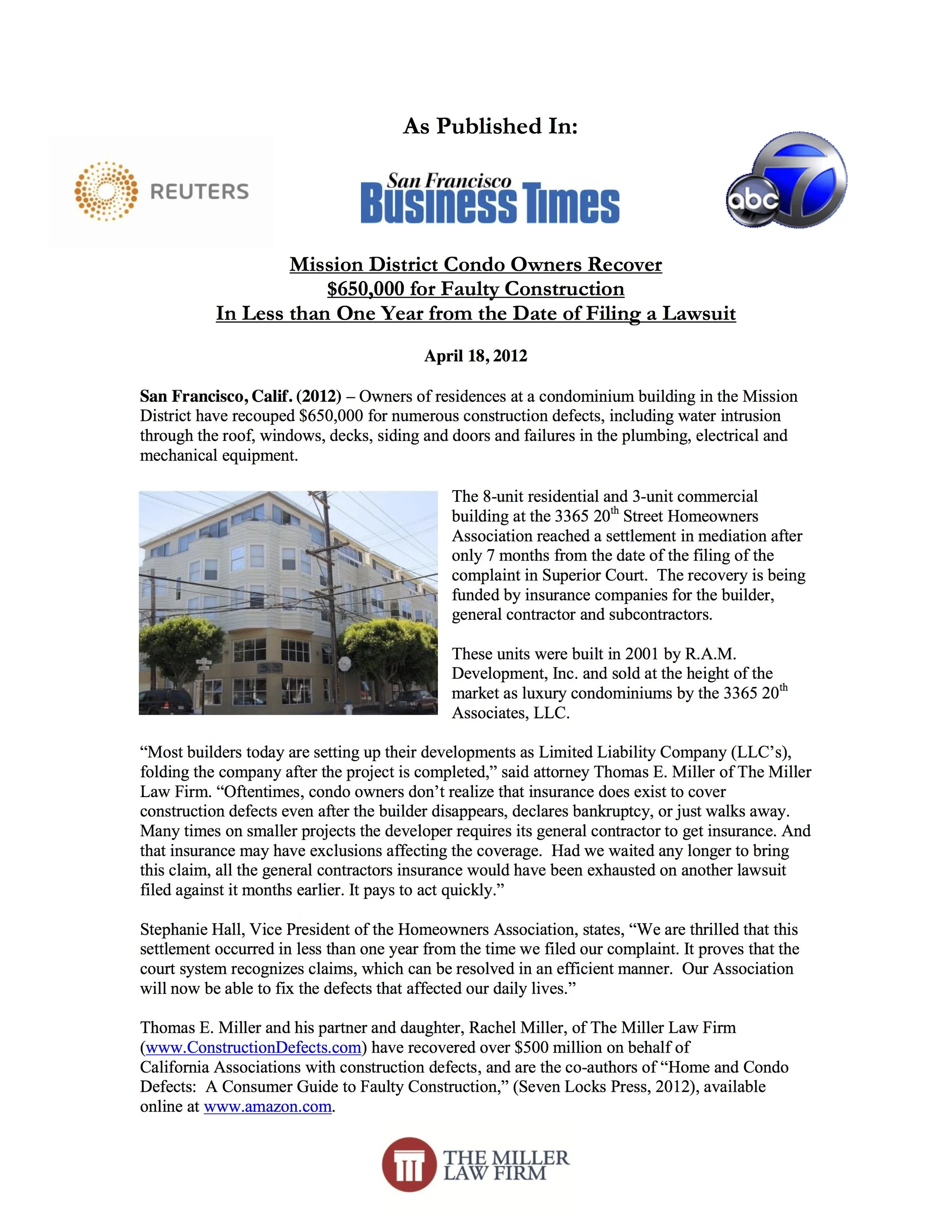 SF Business Times - 3365-20th-Press-Release