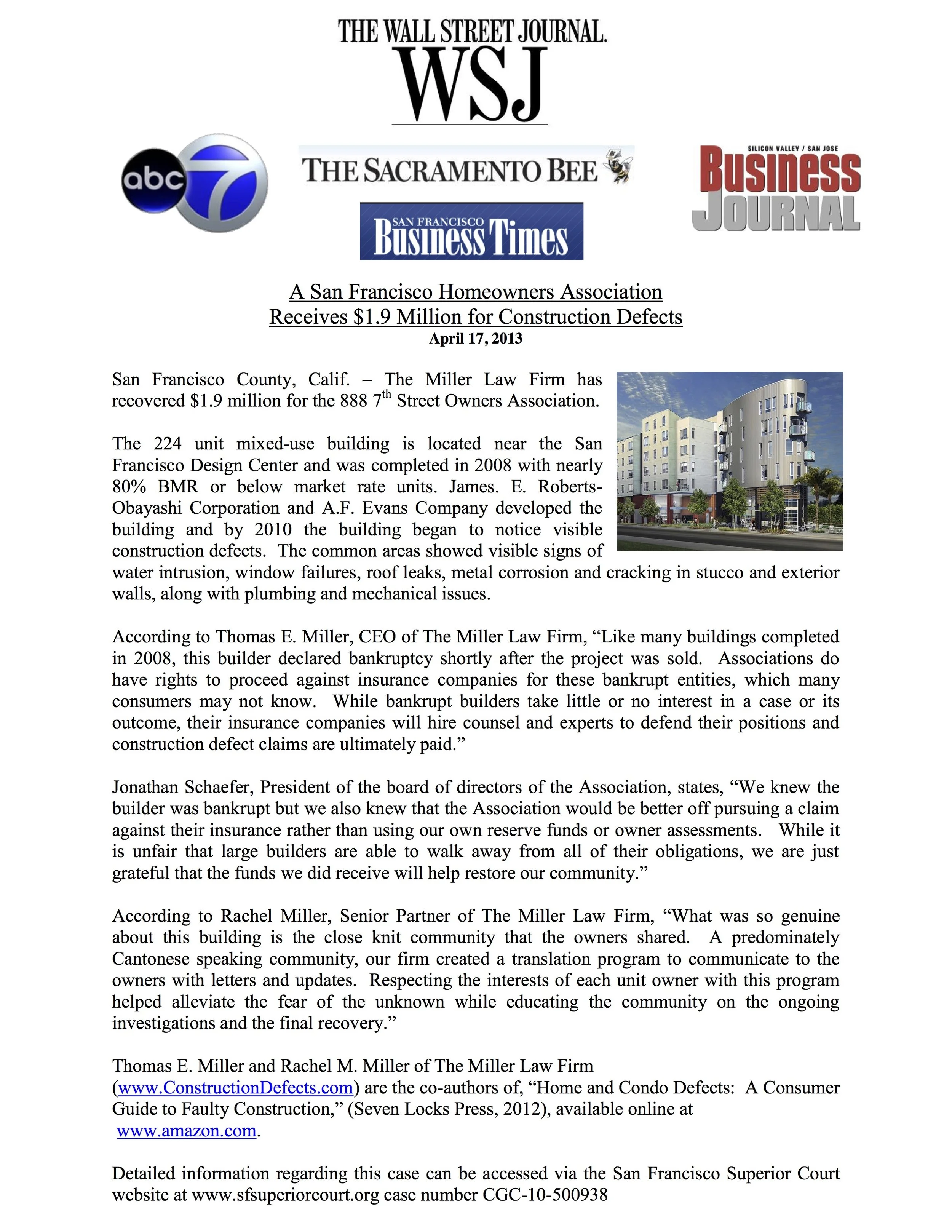The Wall Street Journal - 888-7th-Press-Release