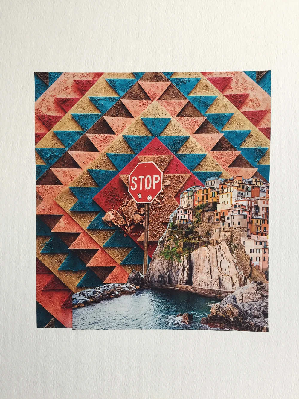 (Think it Over) Haven't I Been Good to You original hand-cut collage by Christa David