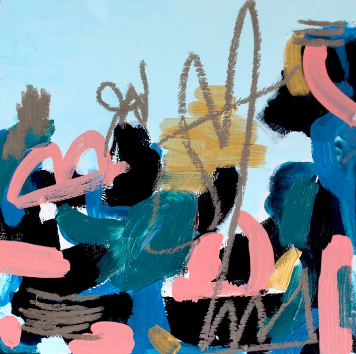 And I Certainly Don't Want What's Yours original abstract painting by Christa David