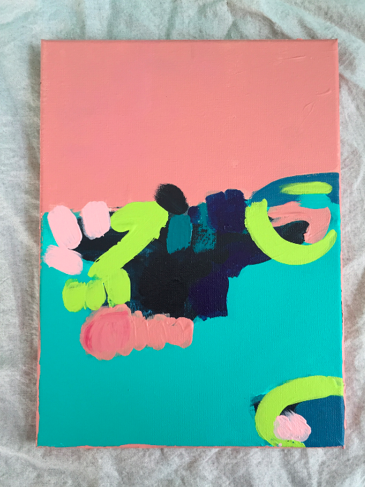 Joy is Mine // No. 6, 2016 Painting, 9"x12"
