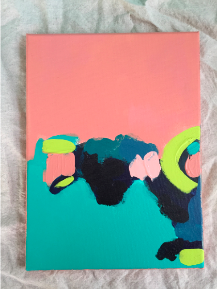 Joy is Mine // No. 8, 2016 Painting, 9"x12"