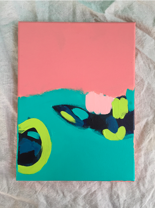 Joy is Mine // No. 9, 2016 Painting, 9"x12"