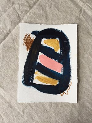 Color Study No. 15, 2017 Painting, 5.5"x7.5"