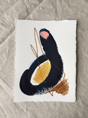 Color Study No. 20, 2017 Painting, 5.5"x7.5"
