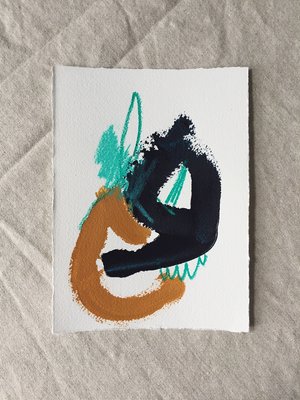 Color Study No. 23, 2017 Painting, 5.5"x7.5"