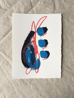 Color Study No. 28, 2017 Painting, 5.5"x7.5"