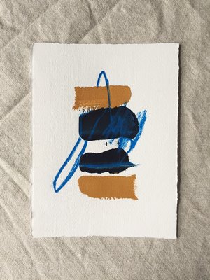 Color Study No. 30, 2017 Painting, 5.5"x7.5"