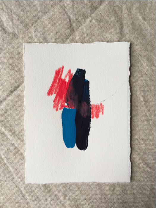 Color Study No. 33, 2017 Painting, 5.5"x7.5"