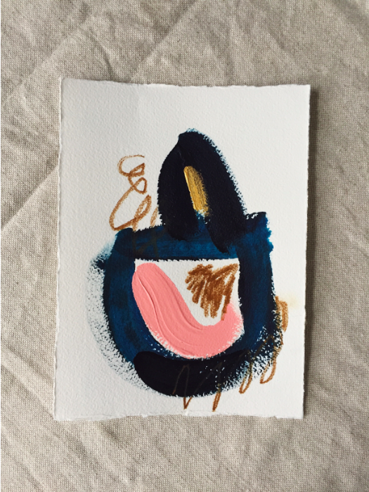 Color Study No. 39, 2017 Painting, 5.5"x7.5"