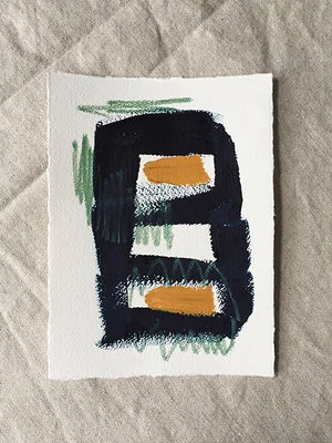 Color Study No. 42, 2017 Painting, 5.5"x7.5"
