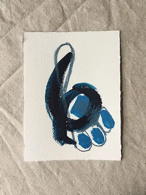 Color Study No. 45, 2017 Painting, 5.5"x7.5"