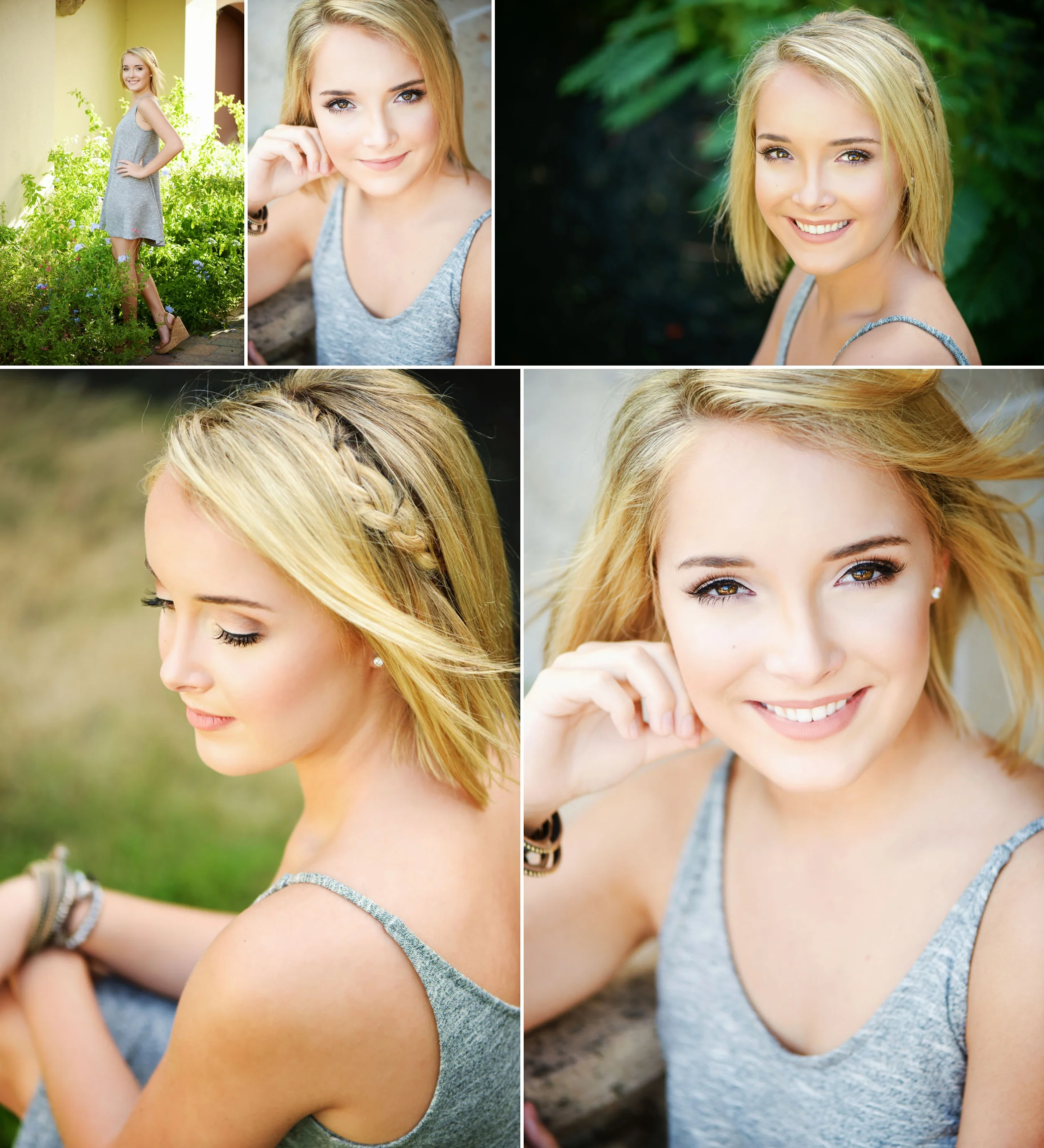 Lake Travis twins, senior portraits at a Lakeway, Texas estate