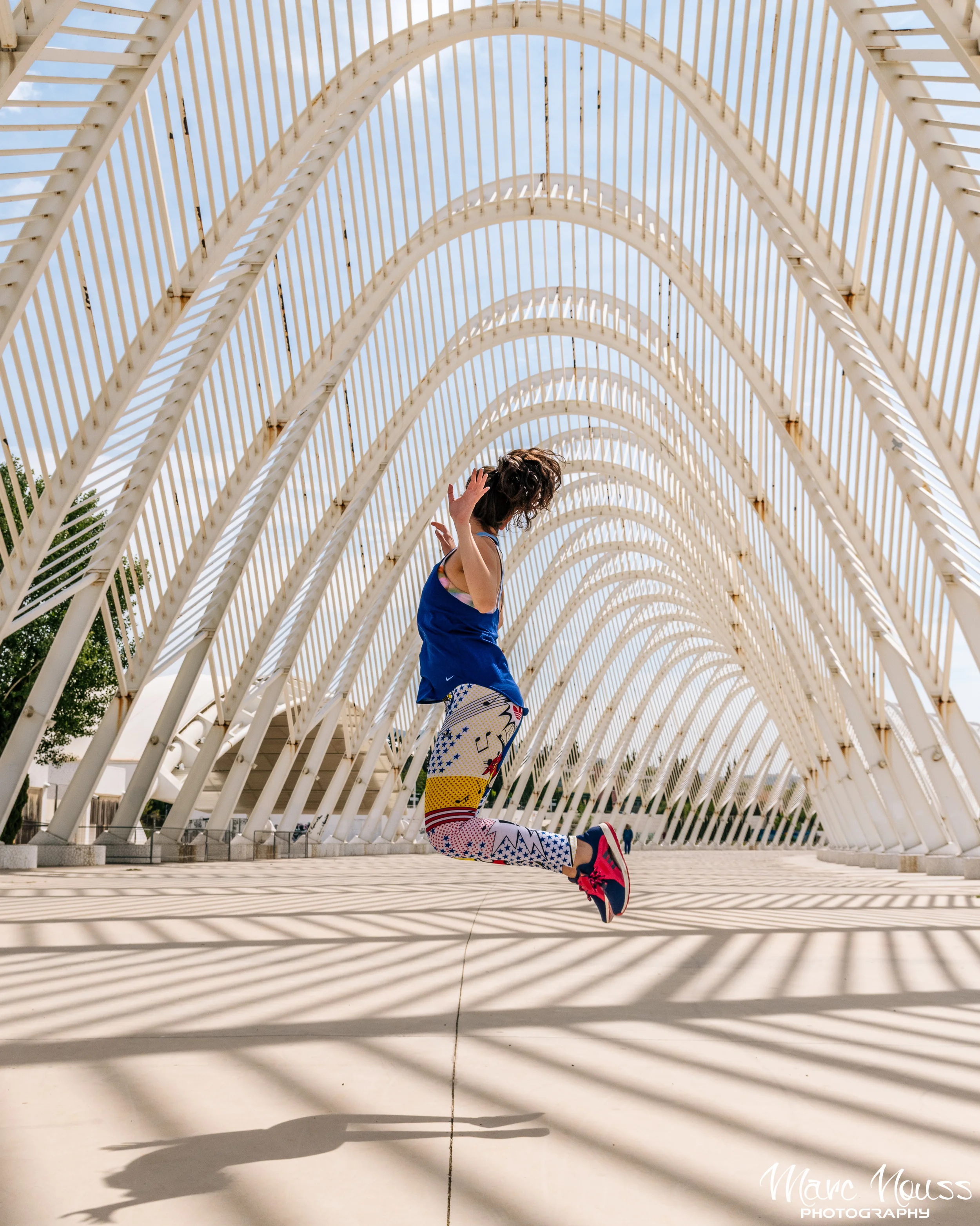 Having fun with my friend  Mary  inside it! (click on her name for more beautiful pictures of Athens) 
