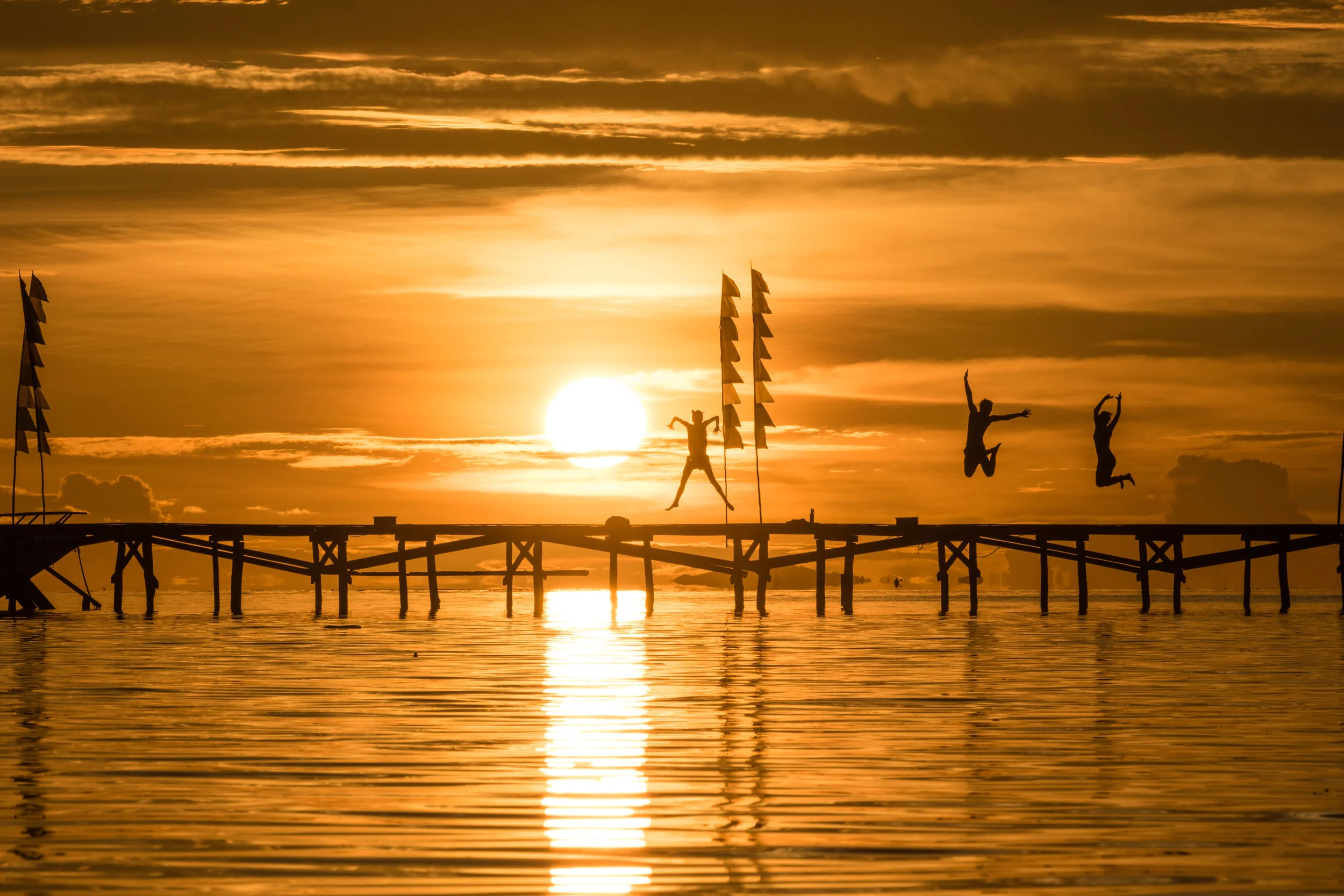  Another magical sunset at the Dive Lodge 