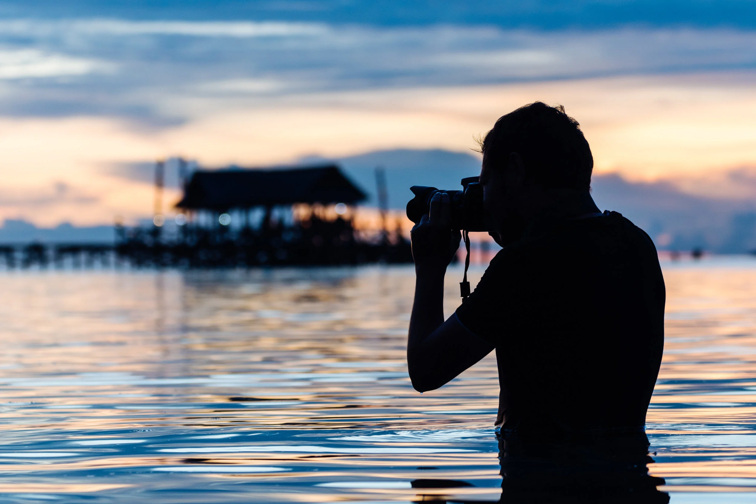  My great friend    Jean-Philippe Mattei    shooting the sunset 