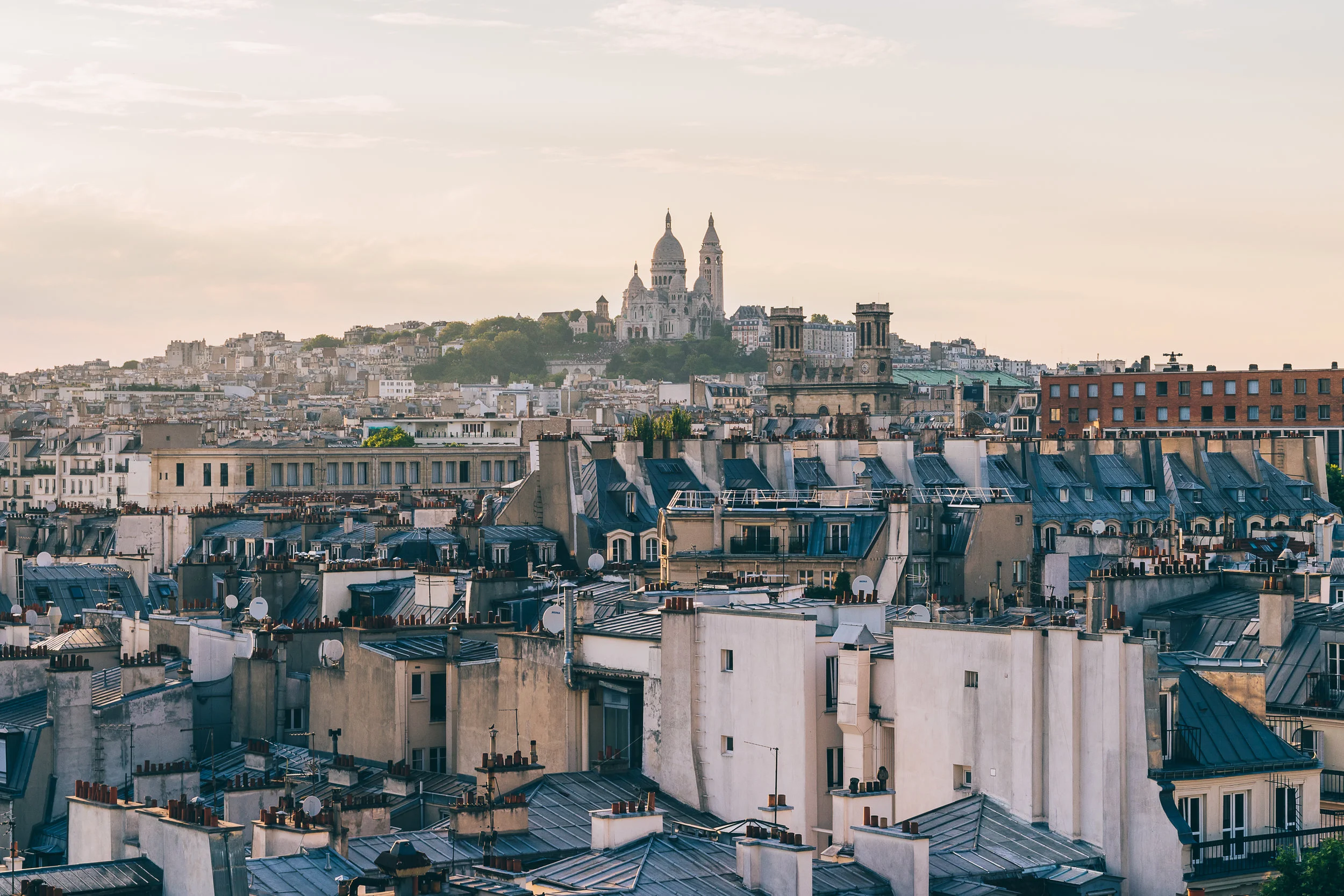 Montmarte at sunset