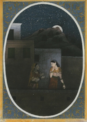 Guler-Bihari-Satai-Serie, no. 412 Indian, Pahari Region, c. 1780. Rietberg Museum, Zurich.