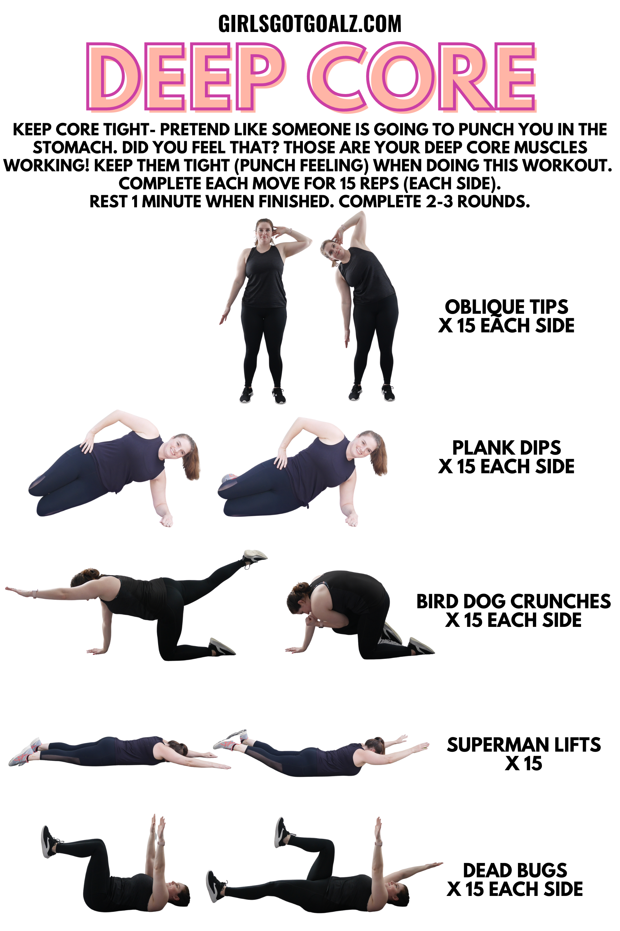 strengthening amazing core exercises
