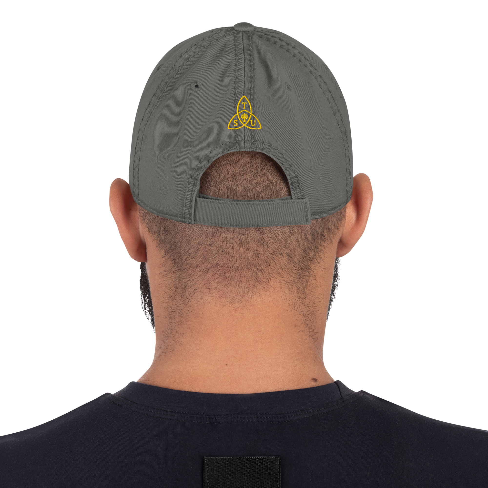 distressed-dad-hat-charcoal-grey-back-6a38cc3d8bacc.png