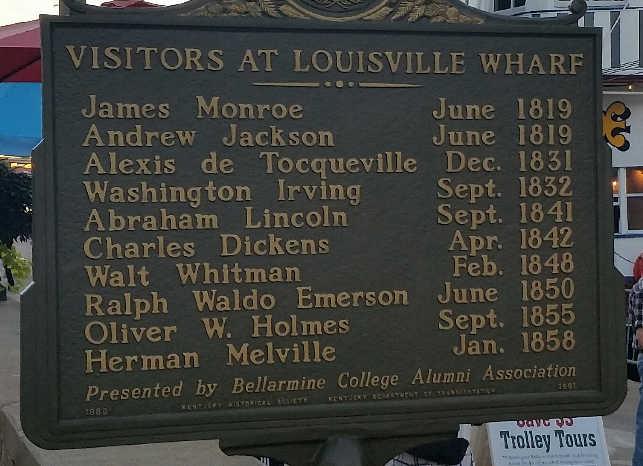 Walking in the steps of great minds (minus Andrew Jackson :)