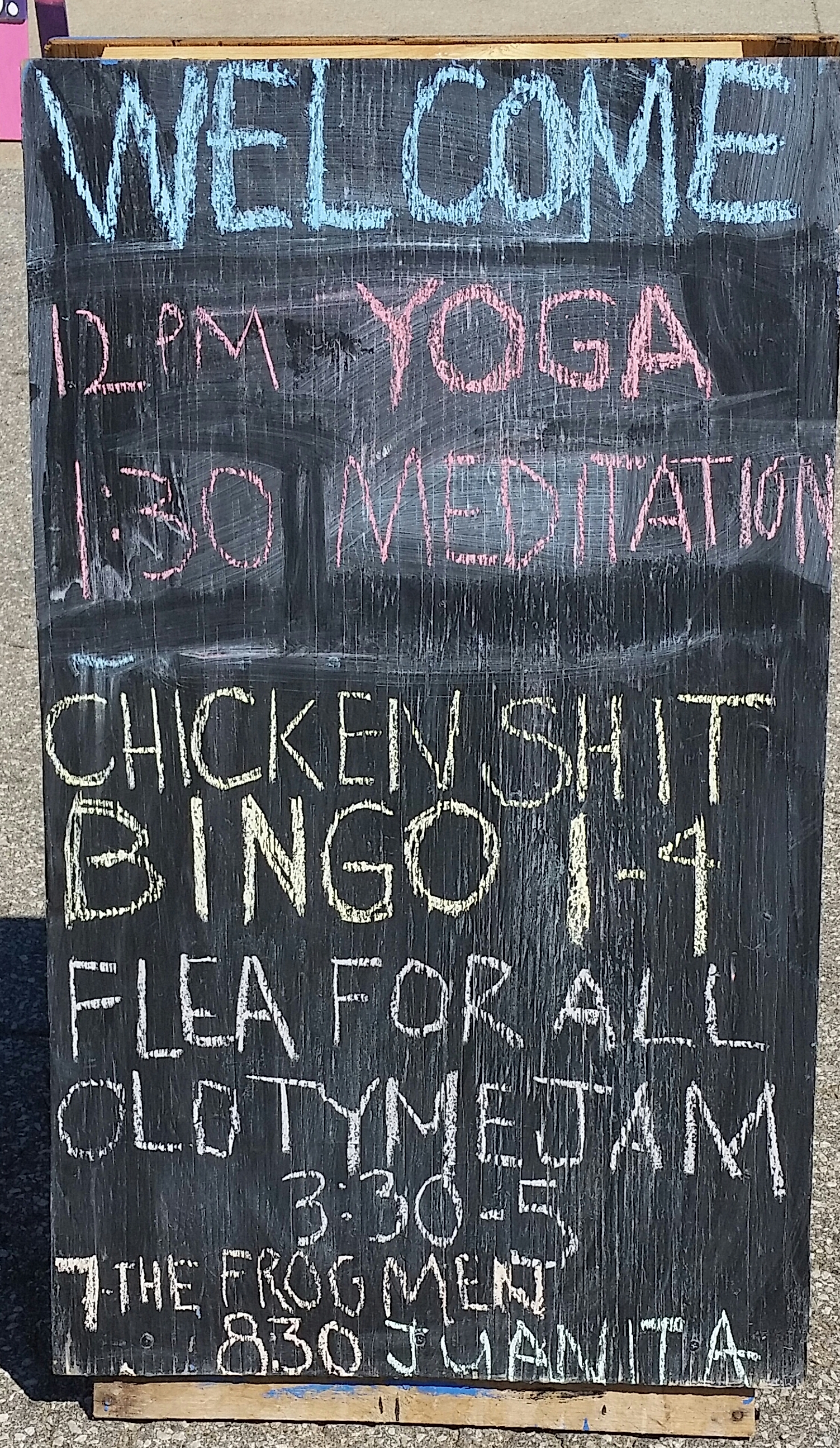 I don't know what "chicken shit bingo" is. But it sounds fun, doesn't it?
