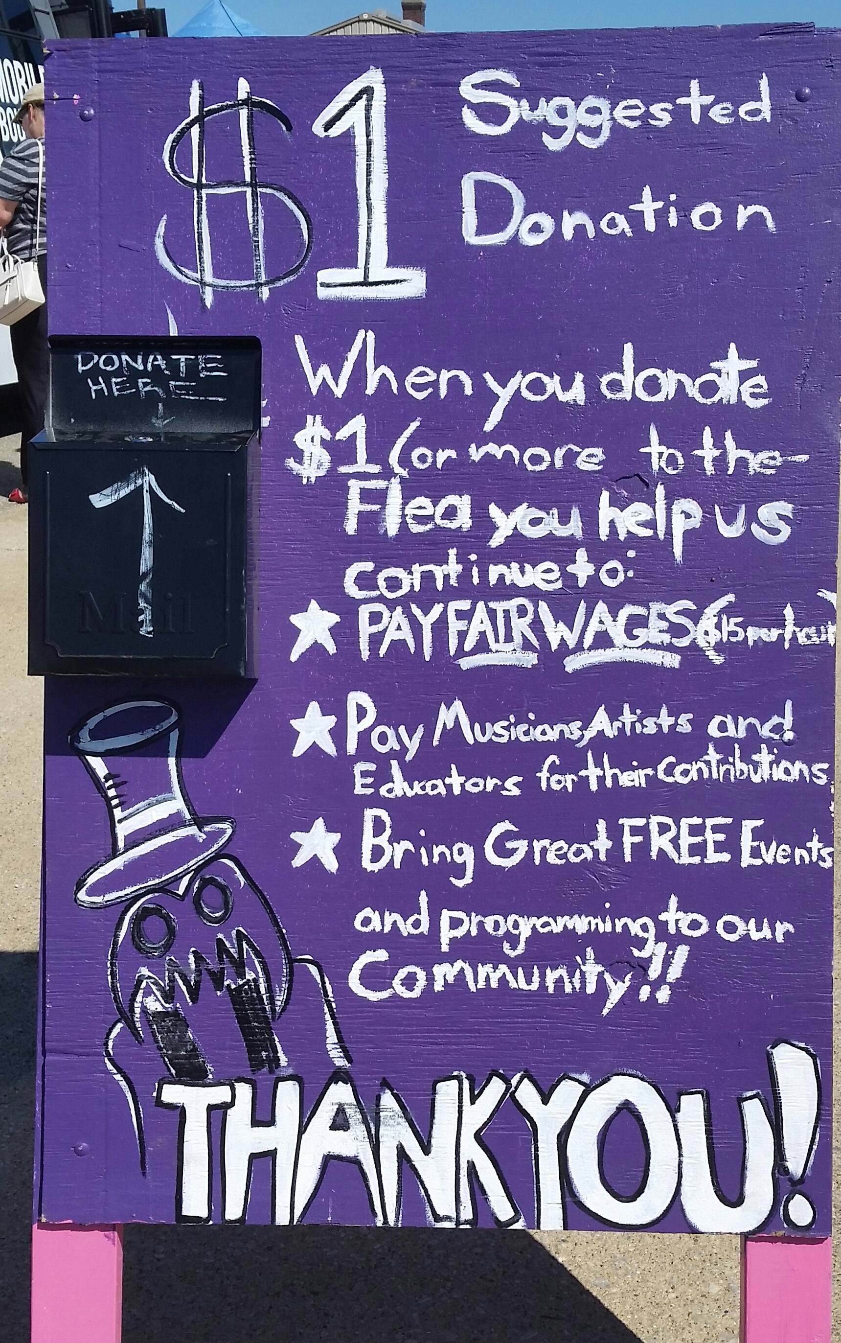 I think taking donations like this is a great idea and I saw lots of people giving money. This event is every month and seems to be really popular with the locals. I am so glad we got to be a part of it. 