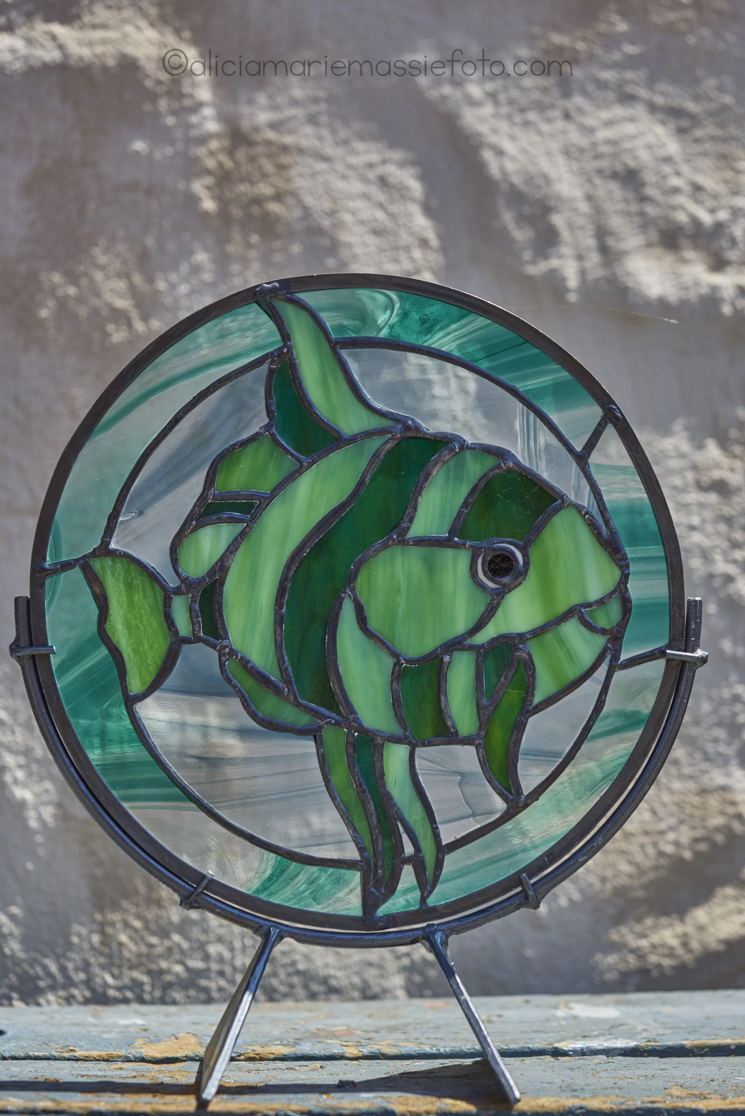 stained glass sculpture