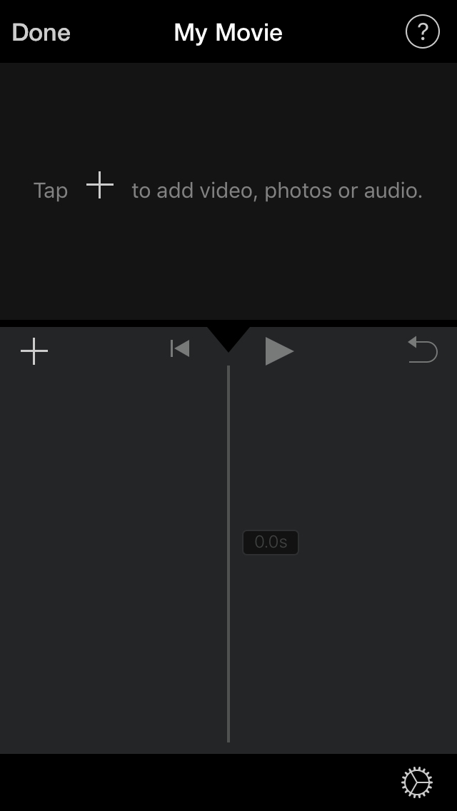 c. &nbsp;Tap the + sign to add your videos into the edit