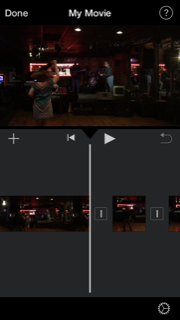 f. &nbsp;Your videos will line up in the edit timeline. &nbsp;Make sure they are in the order the scenes should be in