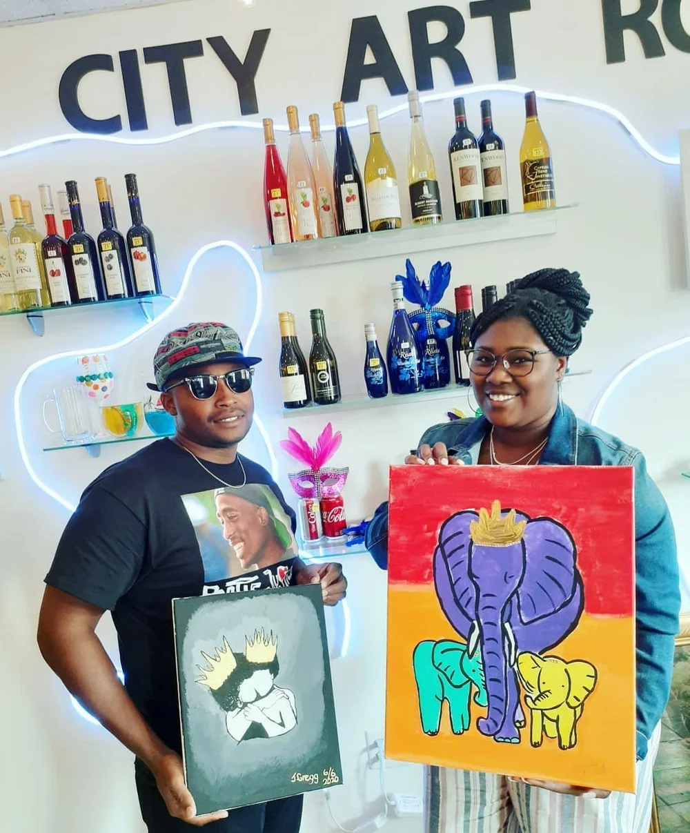 Vibrant Paint And Sip Quad Cities Capture Illustration Vibrant Paint And Sip Quad Cities Capture Illustration