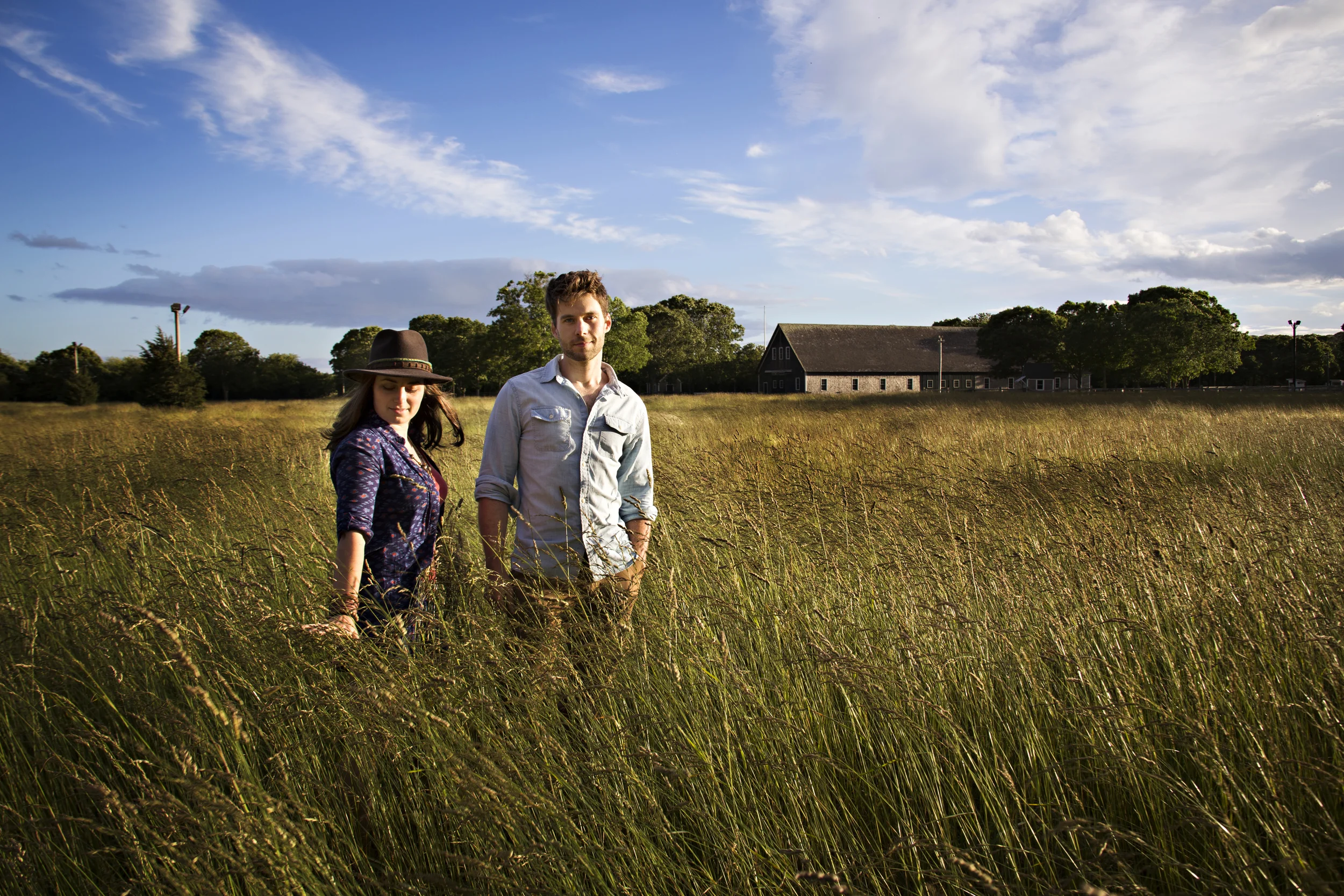 Walker and Danielle were working as artists on the beautiful island of Martha's Vineyard and now travel the country sharing, selling and making their art