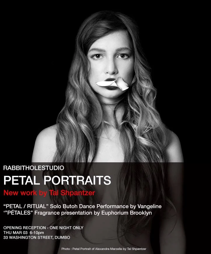 PETAL PORTRAITS WITH LIVE PERFORMANCE BY VANGELINE