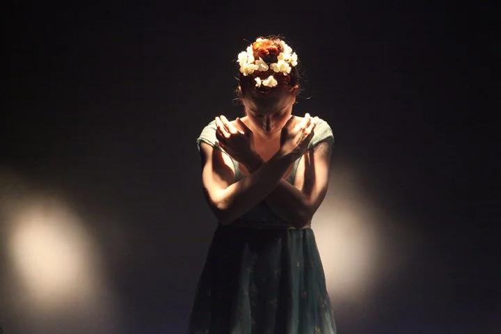 Margherita Tisato with Butoh company Vangeline Theater in Hereafter -2011