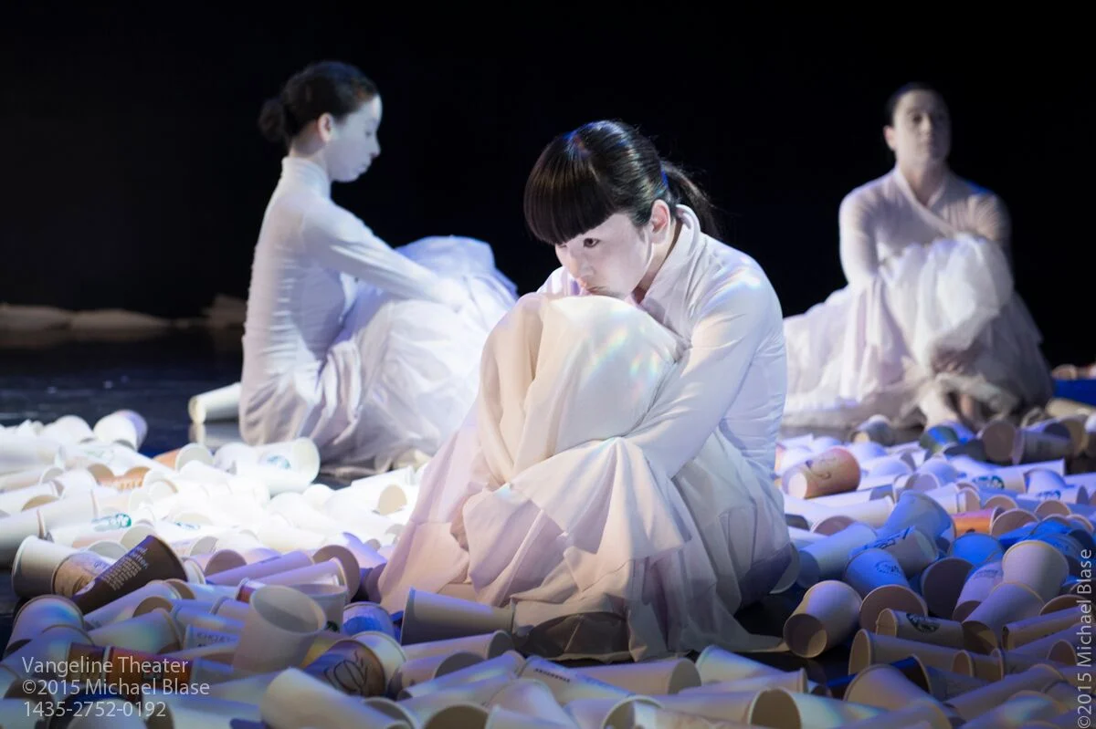 Butoh company Vangeline Theater in Wake Up and Smell the Coffee