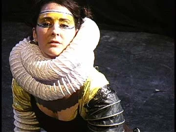 Kat McMillan with Butoh company Vangeline Theater in D.R.E.A.M.S- 2003-