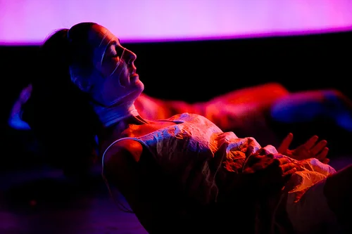 Kat MacMillan with Vangeline Theater in VOOM at Here Arts Center in- 2007