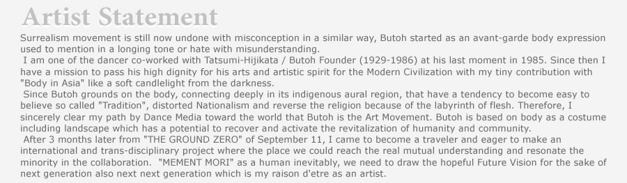 Kan's Artist Statement