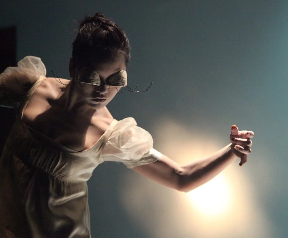 Community Butoh class with Vangeline Theater in New York taught by Azumi Oe