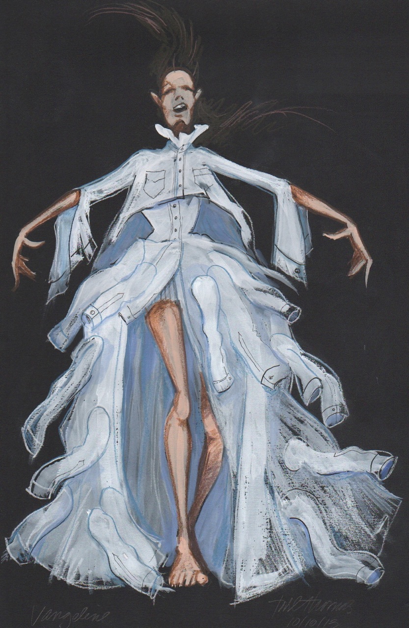 Illustration and costume by Todd Thomas