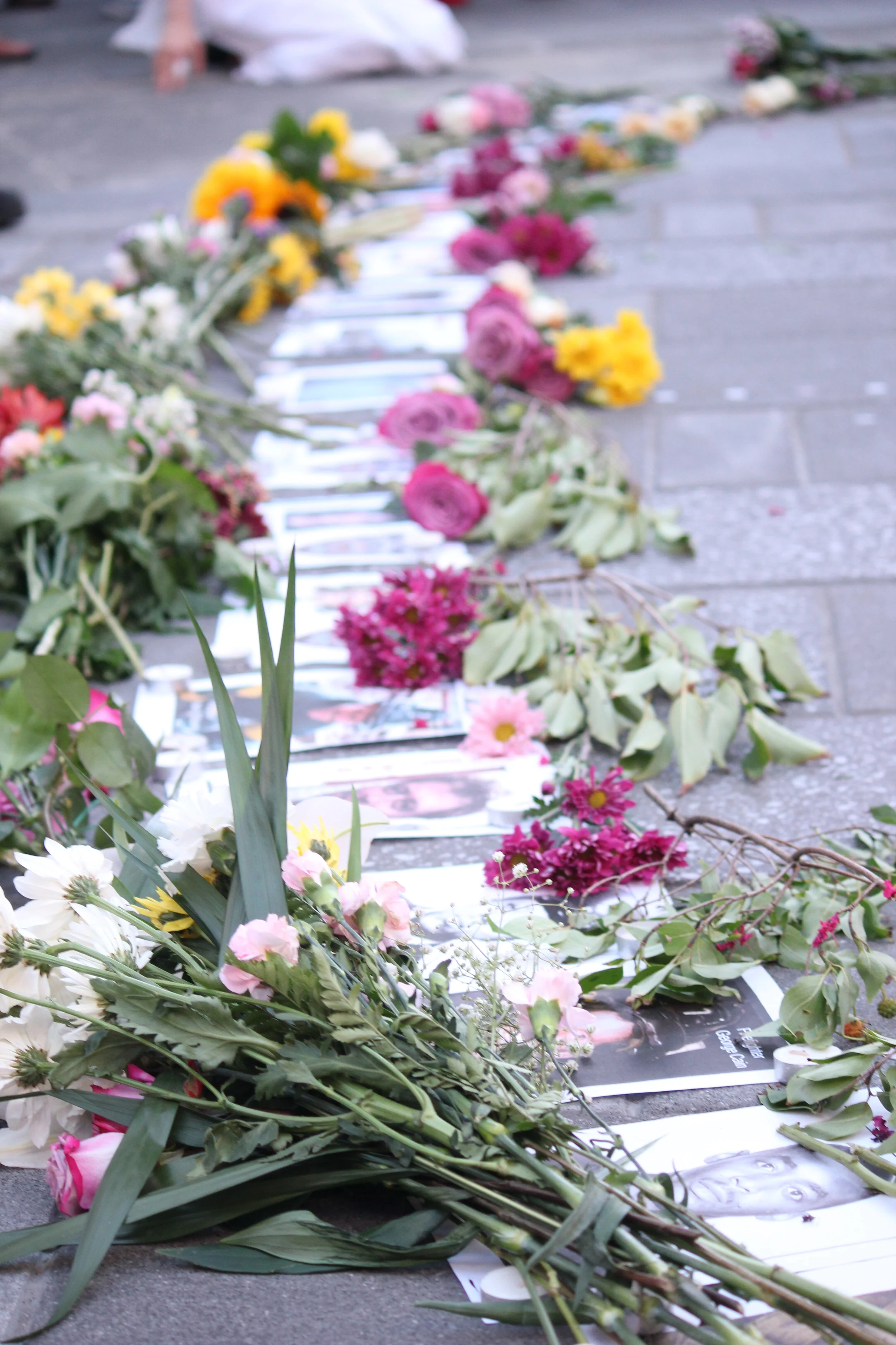 9/11 commemoration- Butoh offering in Times Square