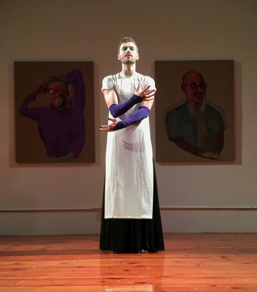 Will Atkins in Queer Butoh 2016