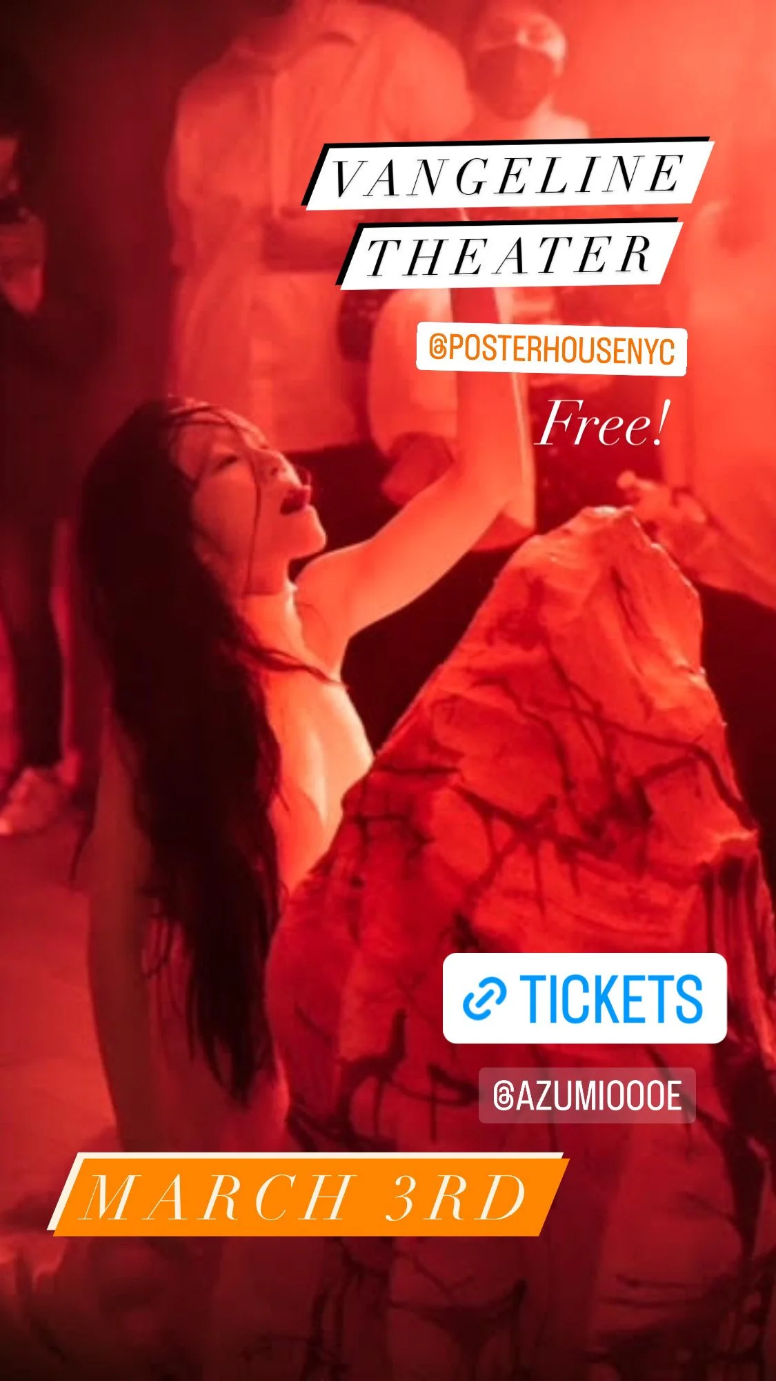 Vangeline Theater performs at Poster House