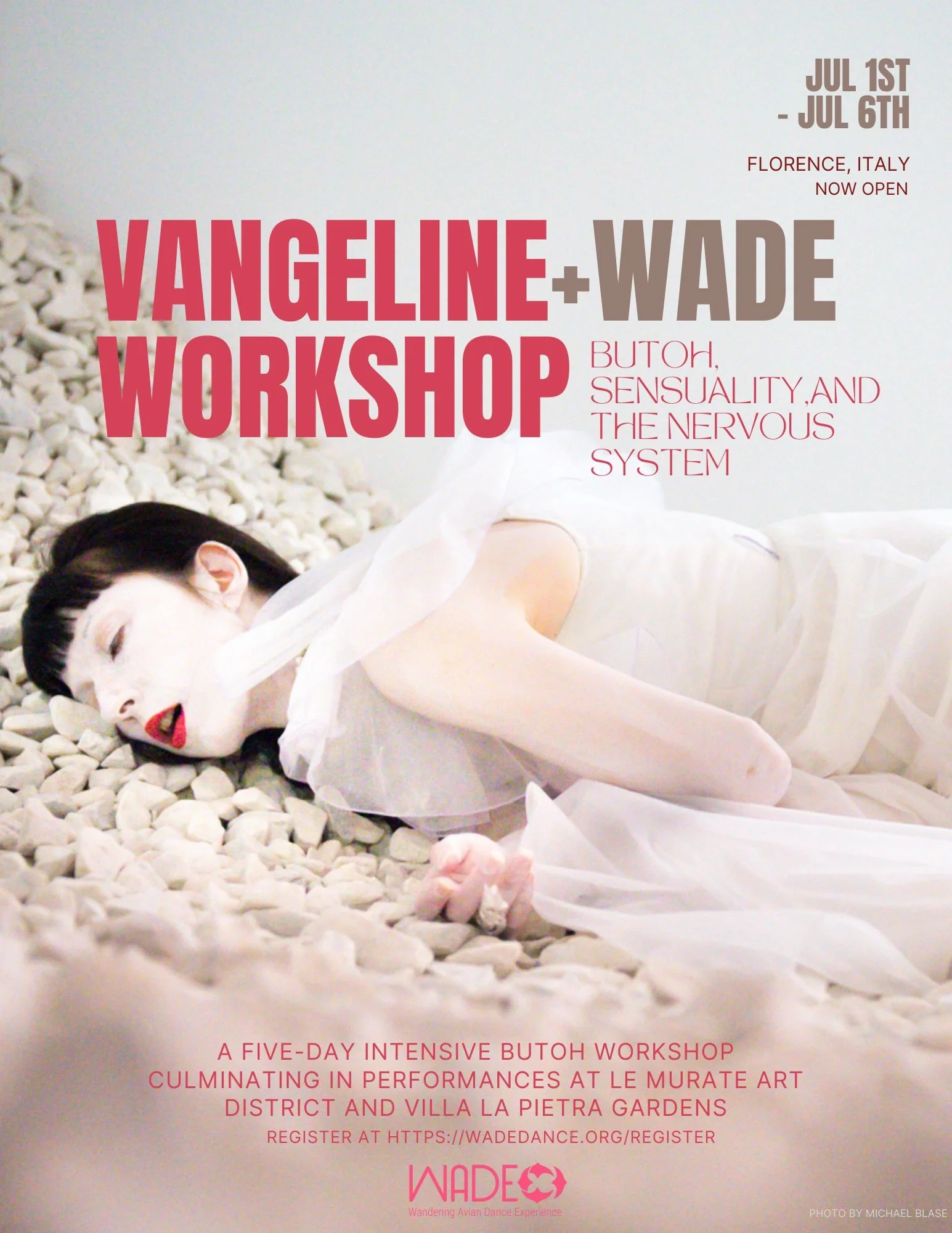 5-day intensive Butoh workshop with vangeline in Italy July 1st-6th with performance opportunity